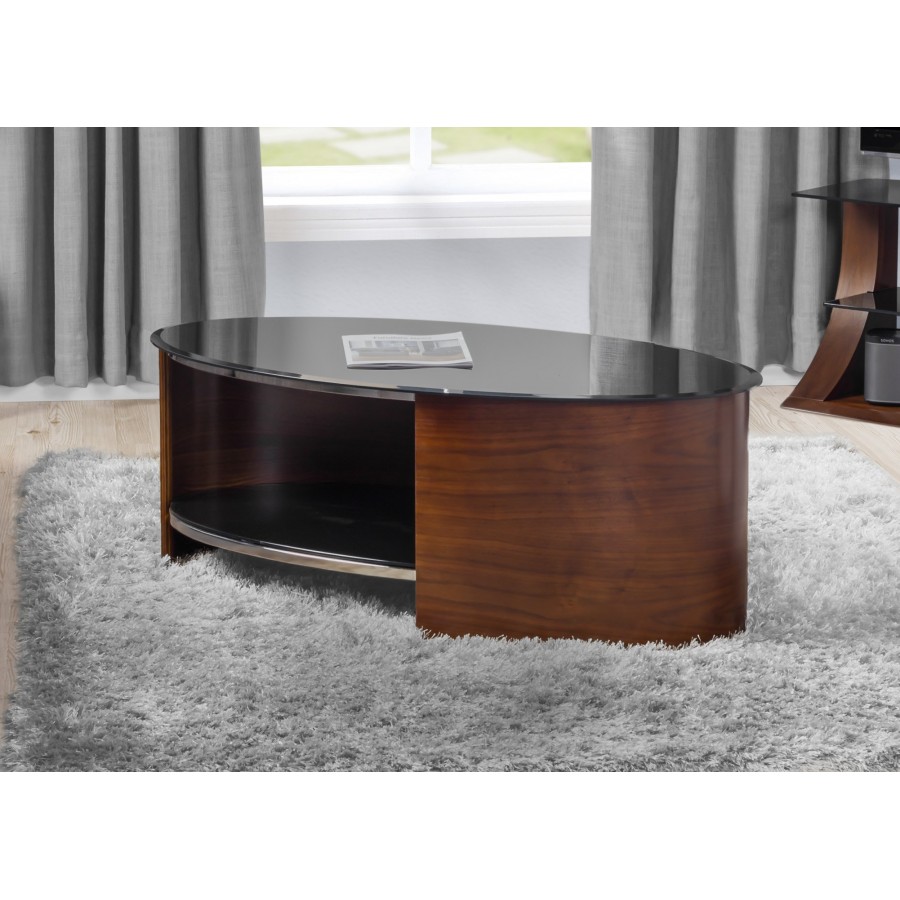 Curve Glass Top Coffee Table